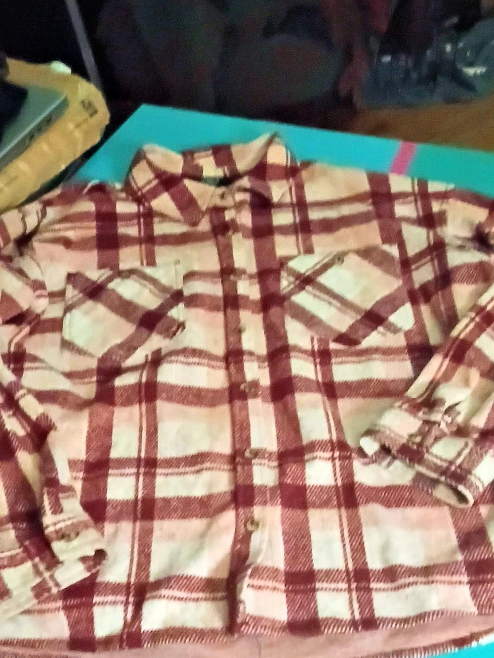 Member's Mark Cozy Button-Down Shirt Plaid Button-Down Shirt XXL
